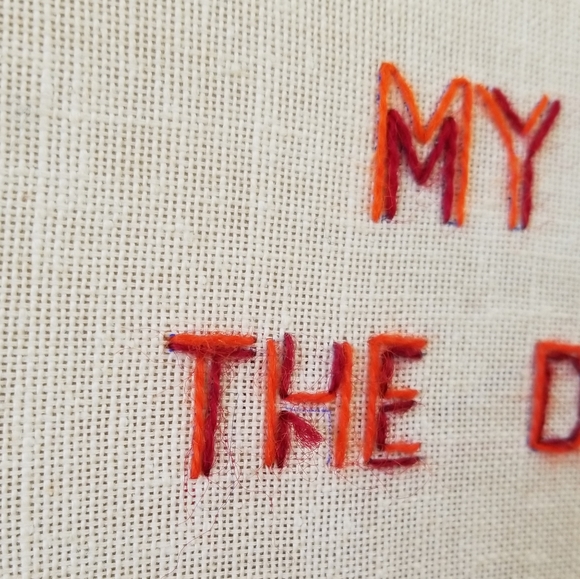 VTG 70s "My Son The Doctor" Embroidered Wall Art - Picture 12 of 16